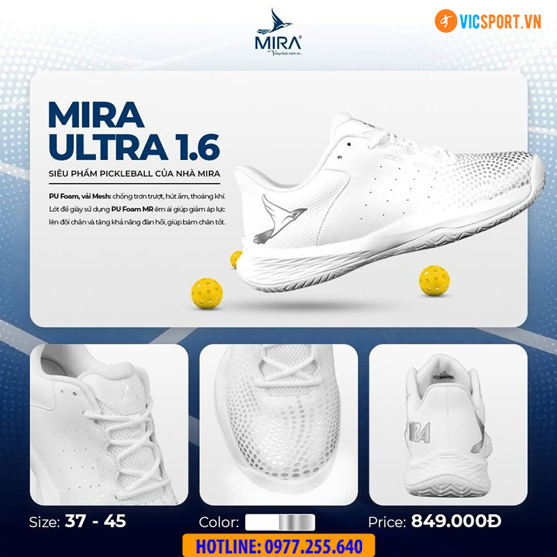 Giày thể thao Mira Ultra 1.6 đa năng - Hình ảnh 7