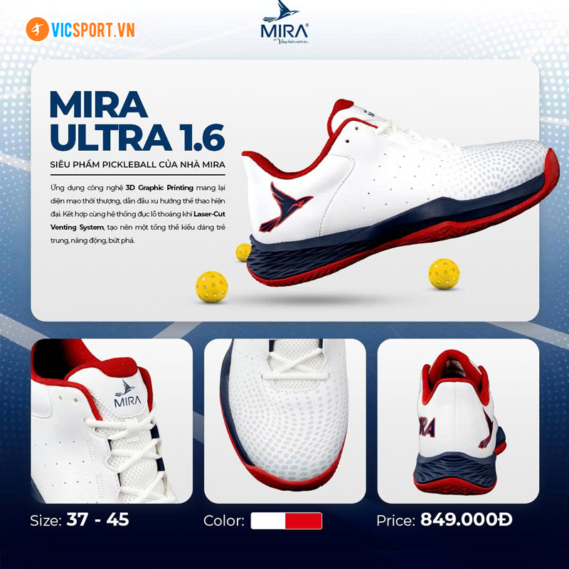 Giày thể thao Mira Ultra 1.6 đa năng - Hình ảnh 8