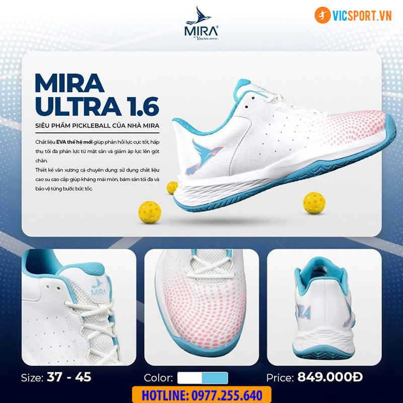 Giày thể thao Mira Ultra 1.6 đa năng - Hình ảnh 9