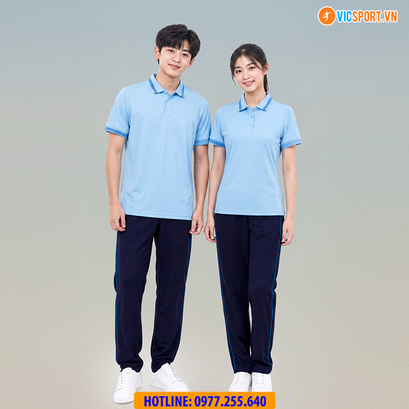 Quần dài thể dục Strivend màu xanh đen 1 sọc - Hình ảnh 19