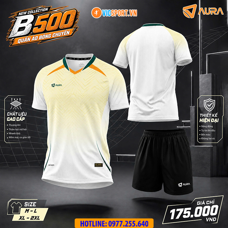 Quần áo bóng chuyền nam Aura B500 - Hình ảnh 8